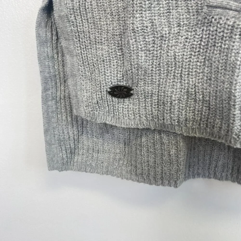 Athleta Gray Sleeveless Hooded Sweater